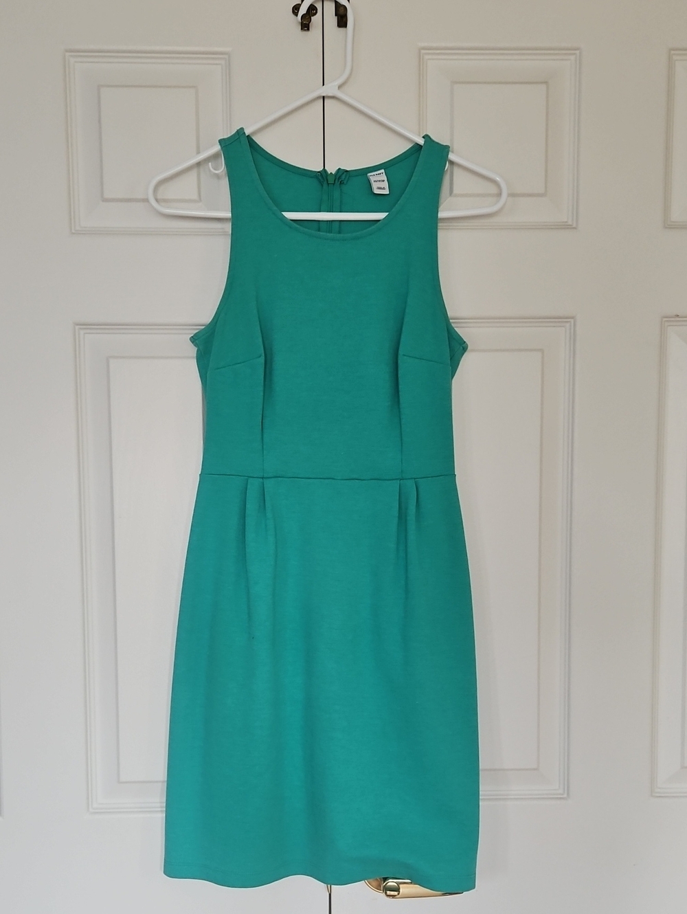 Old Navy Teal Sleeveless Sheath Dress